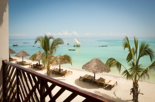 Ocean view DoubleTree by Hilton Nungwi, Zanzibar. Travel with World Lifetime Journeys