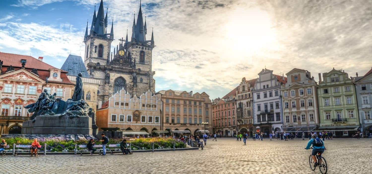 Old Town square in Prague, Czech Republic. Travel with World Lifetime Journeys