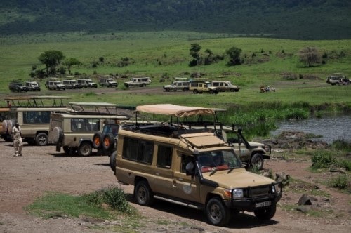 Picnic area of Ngorongoro Crater. Travel with World Lifetime Journeys