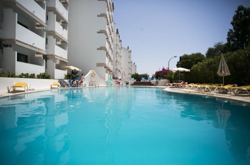 Pool at Mirachoro I Apartments in Albufeira on Algarve Coast, Portugal. Travel with World Lifetime Journeys