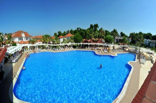 Pool view at Lykia Botanika Beach in Fethiye, Turkey. Travel with World Lifetime Journeys