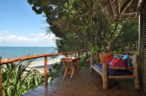 Private breakfast at Fumba Beach Lodge, Zanzibar. Travel with World Lifetime Journeys