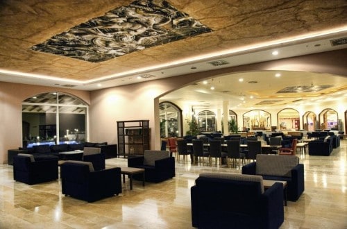 Reception area at Yasmin Bodrum Resort in Turkey. Travel with World Lifetime Journeys