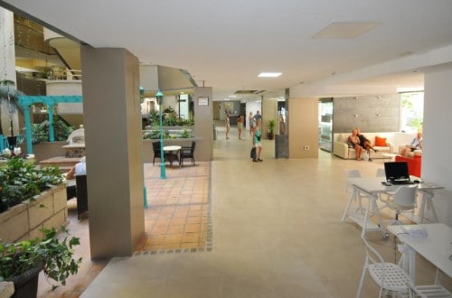Reception surroundings at Hotel Paradise Park Fun Lifestyle in Los Cristianos, Tenerife. Travel with World Lifetime Journeys