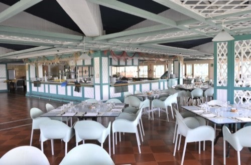 Restaurant at Club Med Kamarina Bungalows, Sicily. Travel with World Lifetime Journeys