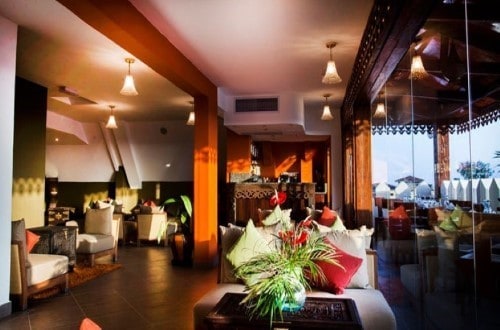 Restaurant at DoubleTree Stone Town, Zanzibar. Travel with World Lifetime Journeys