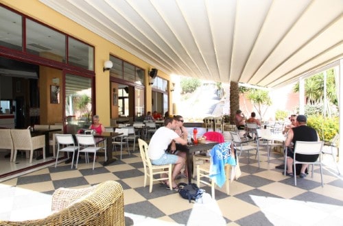 Restaurant view at Bellos Hotel Apartments in Crete, Greece. Travel with World Lifetime Journeys