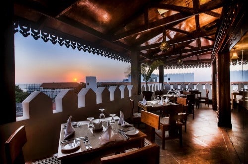 Romantic meal at DoubleTree Stone Town, Zanzibar. Travel with World Lifetime Journeys