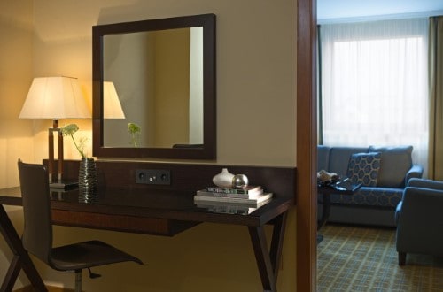 Room facilities at Imperial Riding School Renaissance Hotel in Vienna, Austria. Travel with World Lifetime Journeys