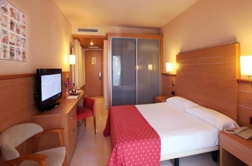 Room view at Golden Bahia de Tossa and Spa in Tossa de Mar, Spain. Travel with World Lifetime Journeys
