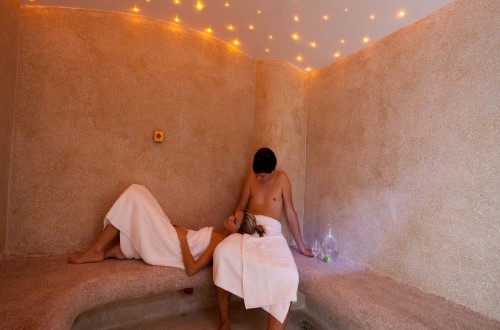 Sauna at Essque Zalu, Zanzibar. Travel with World Lifetime Journeys