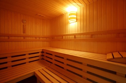 Sauna at Hilton Prague Old Town in Prague, Czech Republic. Travel with World Lifetime Journeys