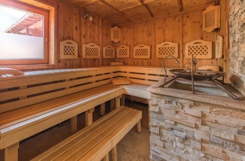 Sauna at Romantik Hotel Boglerhof in Alpbach, Austria. Travel with World Lifetime Journeys