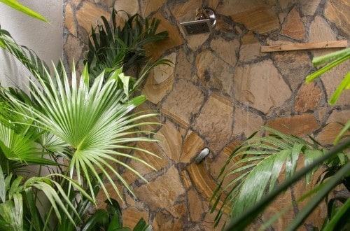 Shower at DoubleTree by Hilton Nungwi, Zanzibar. Travel with World Lifetime Journeys