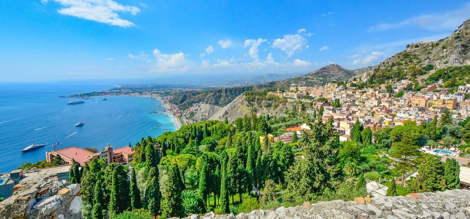 Sicily coast in Italy. Travel with World Lifetime Journeys