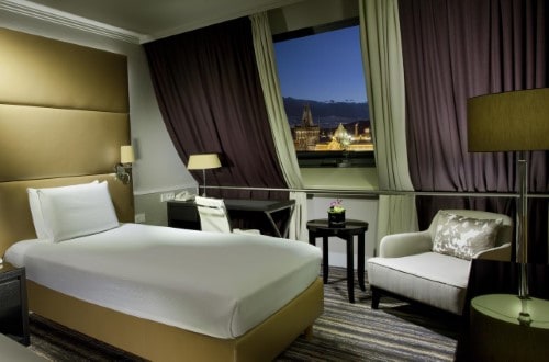 Single room at Hilton Prague Old Town in Prague, Czech Republic. Travel with World Lifetime Journeys