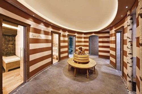 Spa area at Hotel Alpbacherhof in Alpbach, Austria. Travel with World Lifetime Journeys