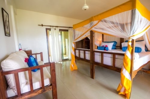 Standard room twin at the Zanzibari Nungwi, Zanzibar. Travel with World Lifetime Journeys