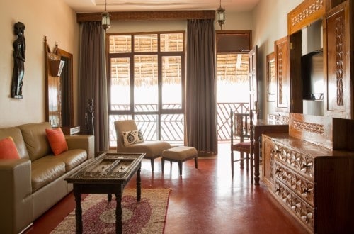 Suite at DoubleTree by Hilton Nungwi, Zanzibar. Travel with World Lifetime Journeys