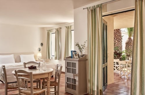 Suite with garden at Candia Park Village in Agios Nikolaos, Crete. Travel with World Lifetime Journeys