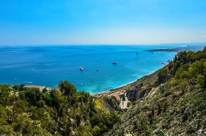 Taormina Coast in Sicily, Italy. Travel with World Lifetime Journeys