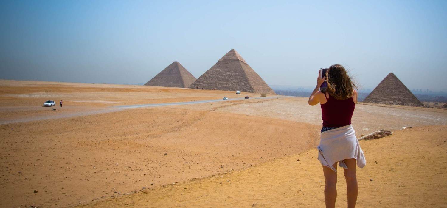 The great pyramids of Egypt. Travel with World Lifetime Journeys