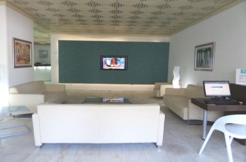 Tv room and bar at Mirachoro I Apartments in Albufeira on Algarve Coast, Portugal. Travel with World Lifetime Journeys