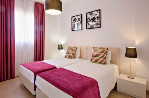 Twin beds accommodation at Eden Resort in Albufeira on Algarve coast, Portugal. Travel with World Lifetime Journeys