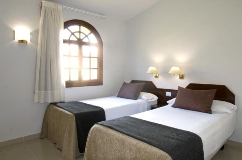 Twin room at Dunas Maspalomas Bungalows Resort in Maspalomas, Gran Canaria. Travel with World Lifetime Journeys