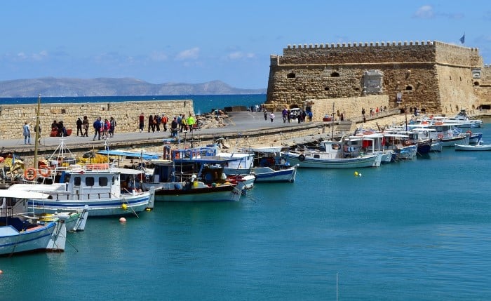 Heraklion port on Crete Island, Greece. Travel with World Lifetime Journeys