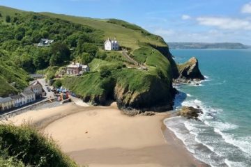 Llangrannog in Wales short breaks. Travel with World Lifetime Journeys