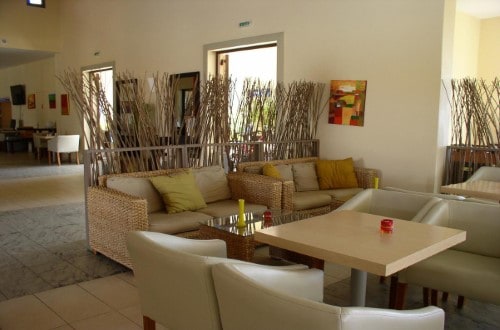 Lounge area at Astra Village Hotel in Kefalonia, Greece. Travel with World Lifetime Journeys