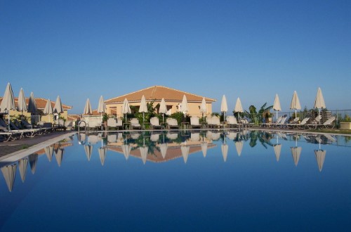 Pool side at Astra Village Hotel