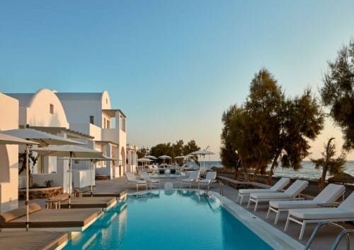 Costa Grand Resort and Spa ***** in Santorini is a beautiful luxury hotel