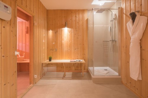Sauna at Best Western Plus Grand Hotel Victor Hugo in Luxembourg city. Travel with
