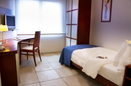 Single room at Best Western Plus Grand Hotel Victor Hugo in Luxembourg city. Travel with