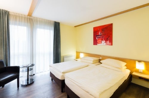 Twin room at Best Western Euro Hotel in Luxembourg city. Travel with World Lifetime Journeys