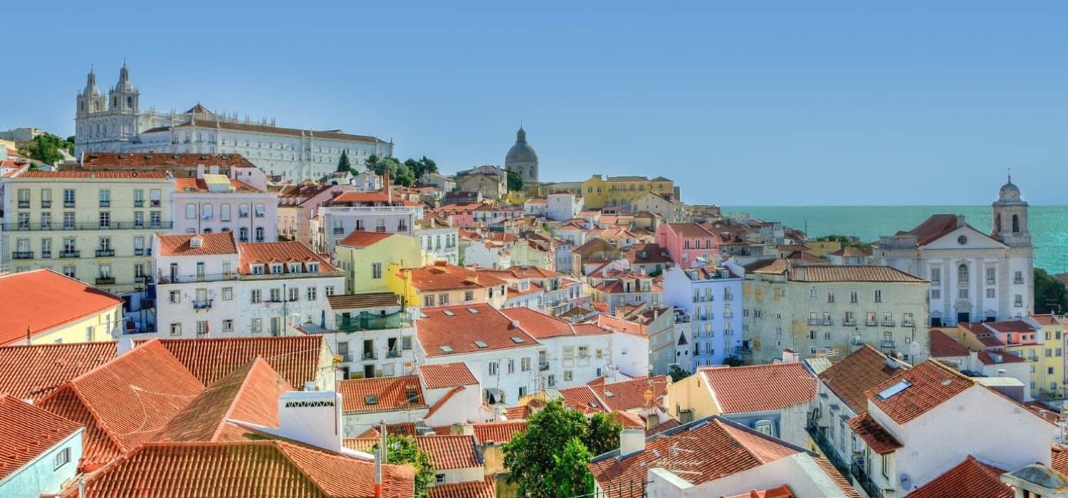 Alfama quarter in Lisbon, Portugal. Travel with World Lifetime Journeys