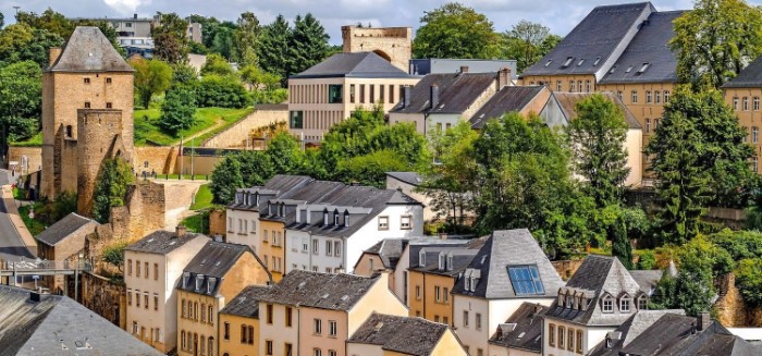 Architecture of Luxembourg City. Travel with World Lifetime Journeys