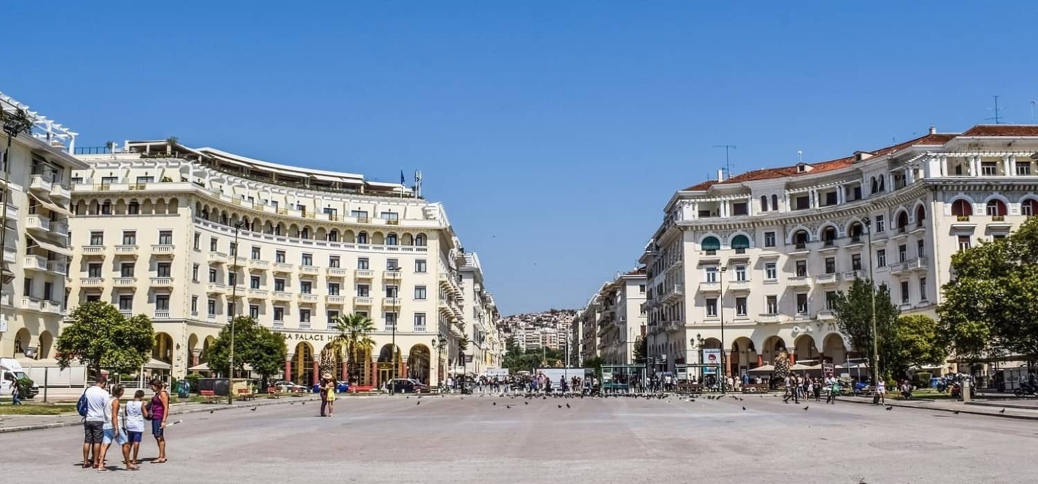 Aristotelous Square in Thessaloniki, Greece. Travel with World Lifetime Journeys