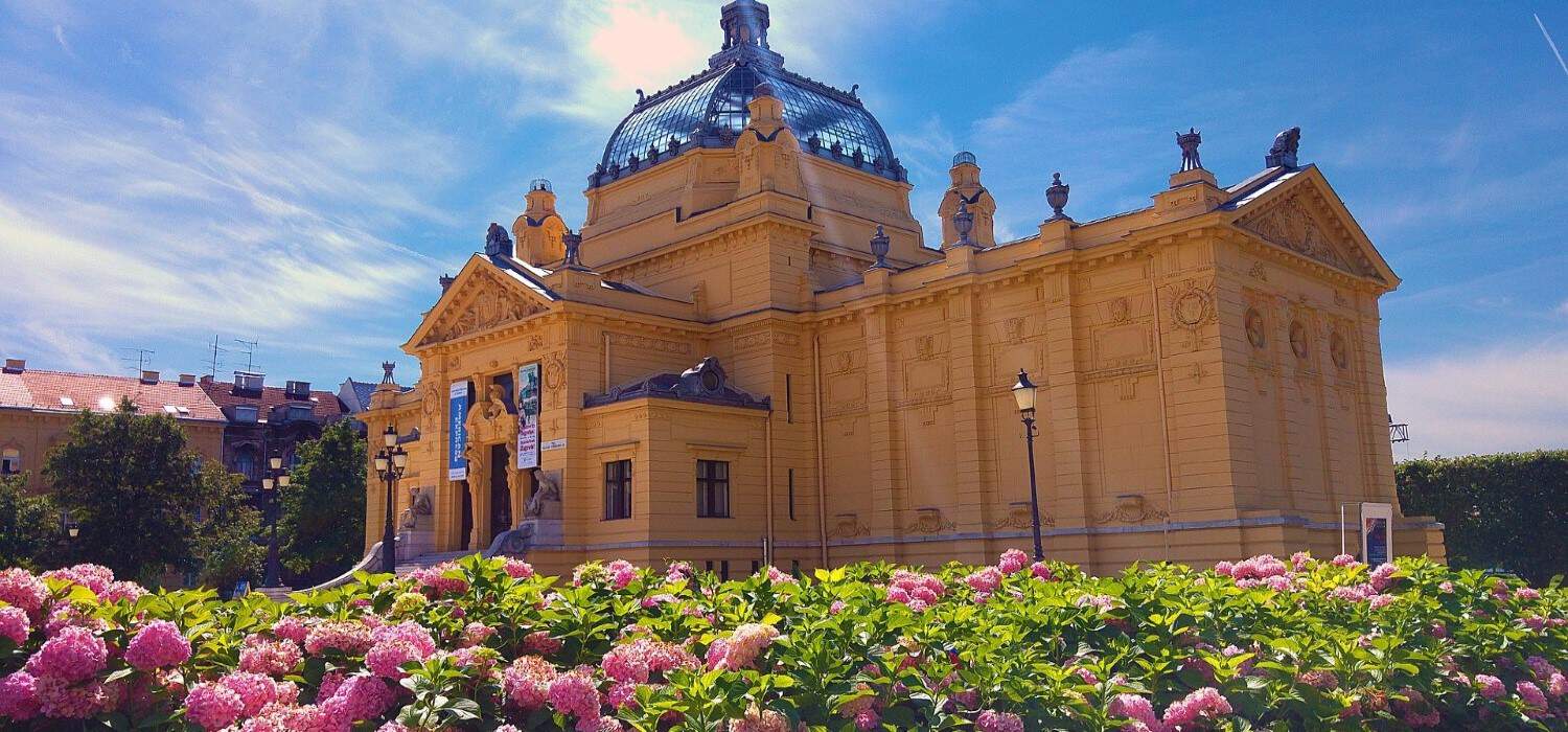 Art Pavilion in Zagreb, Croatia. Travel with World Lifetime Journeys