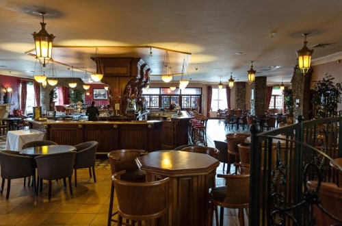 Bar area at Sheldon Park Hotel in Dublin, Ireland. Travel with World Lifetime Journeys