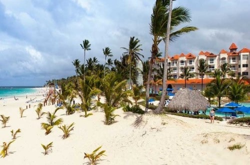 Beach at Occidental Caribe. Travel with World Lifetime Journeys in Punta Cana, Dominican Republic