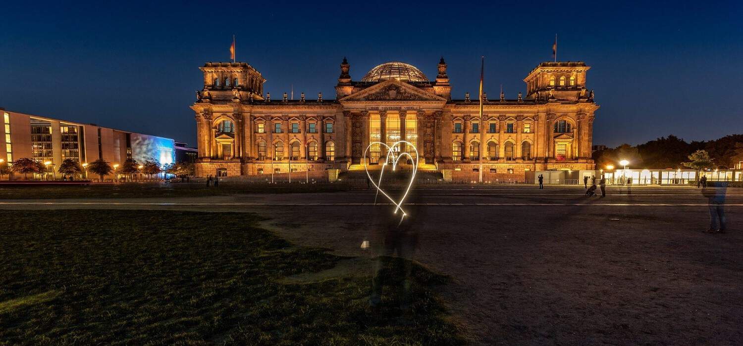 Bundestag Germany parliament in Berlin. Travel with World Lifetime Journeys