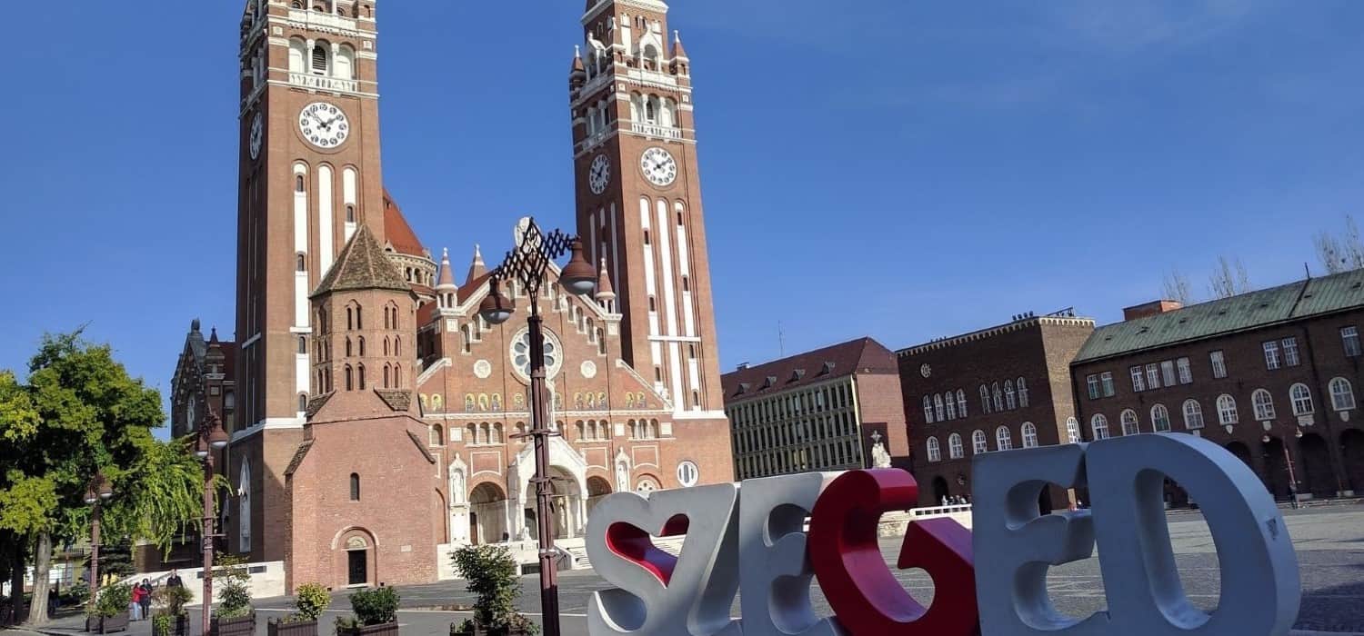 Cathedral in Szeged, Hungary. Travel with World Lifetime Journeys