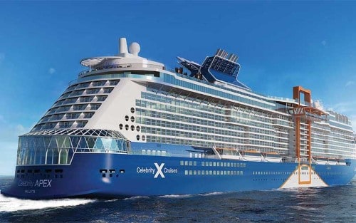 Celebrity Apex ship CCL. Travel with World Lifetime Journeys