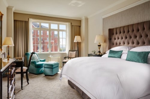Double room at InterContinental Dublin Hotel in Ireland. Travel with World Lifetime Journeys