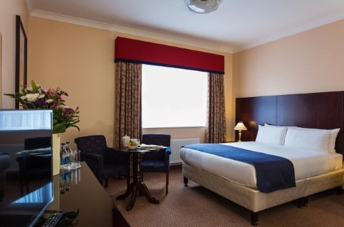 Double room at Sheldon Park Hotel in Dublin, Ireland. Travel with World Lifetime Journeys