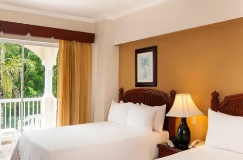 Double room at Occidental Caribe. Travel with World Lifetime Journeys in Punta Cana, Dominican Republic