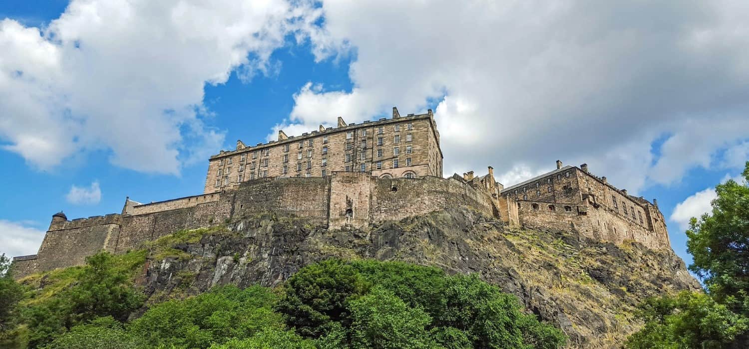 Edinburgh castle in Scotland. Travel with World Lifetime Journeys